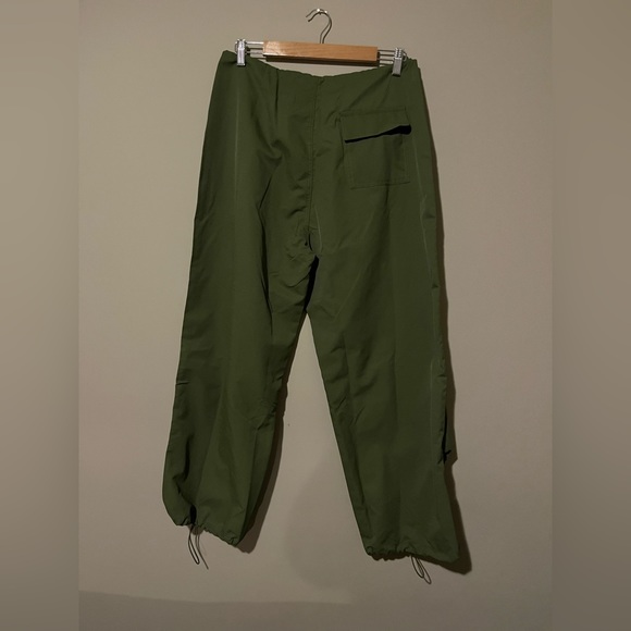 LOW RISE WIDE LEG PANTS OLIVE - Picture 6 of 6